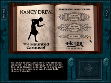 Nancy Drew: The Haunted Carousel - Screenshot - Game Select Image