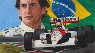 Ayrton Senna's Super Monaco GP II - Fanart - Background Image
