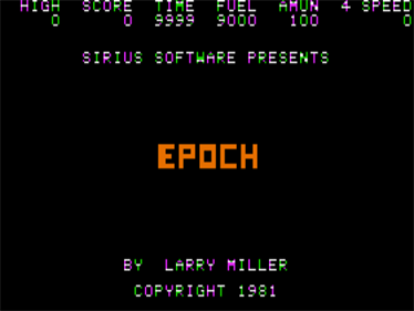 Epoch - Screenshot - Game Title Image