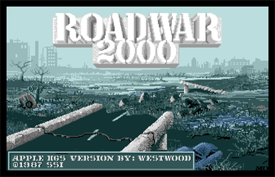 Roadwar 2000 - Screenshot - Game Title Image