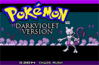 Pokémon Dark Violet - Screenshot - Game Title Image