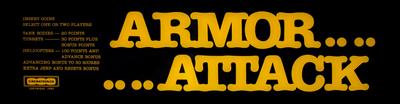 Armor Attack - Arcade - Marquee Image