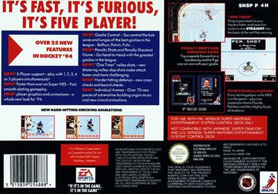 NHL '94 - Box - Back Image