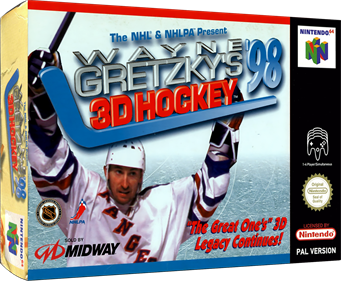 Wayne Gretzky's 3D Hockey '98 - Box - 3D Image