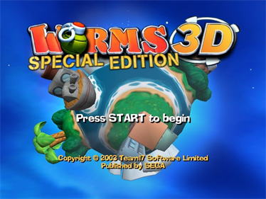 Worms 3D - Screenshot - Game Title Image
