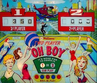 Oh Boy - Arcade - Marquee Image