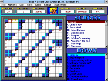 Take a Break! Crosswords - Screenshot - Gameplay Image