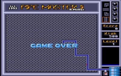 Pipe Master II - Screenshot - Game Over Image