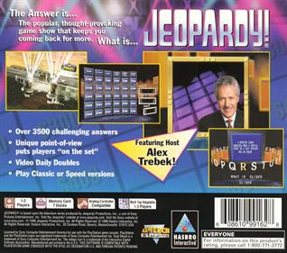 Jeopardy! - Box - Back Image