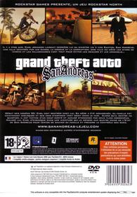Grand Theft Auto: San Andreas - Box - Back Image