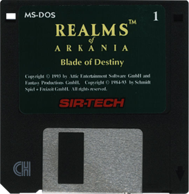 Realms of Arkania: Blade of Destiny - Disc Image
