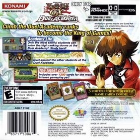 Yu-Gi-Oh! GX Duel Academy - Box - Back Image