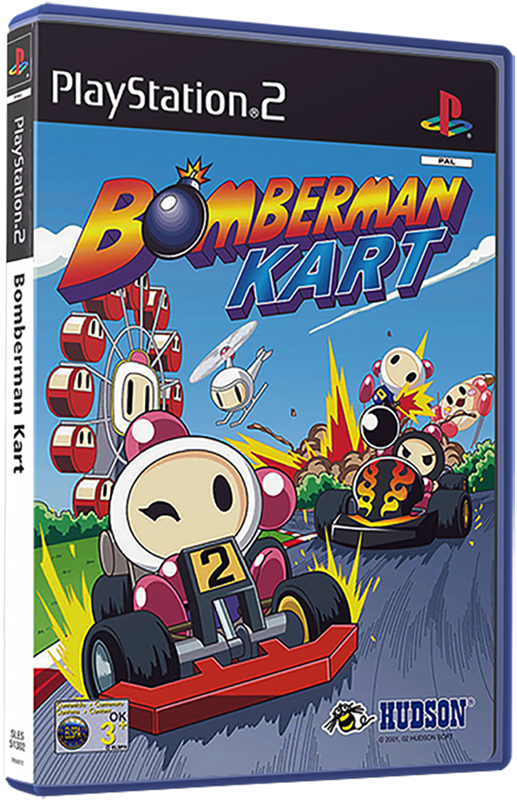PS2 software BOMBERMAN KART [HUDSON THE BEST], Game
