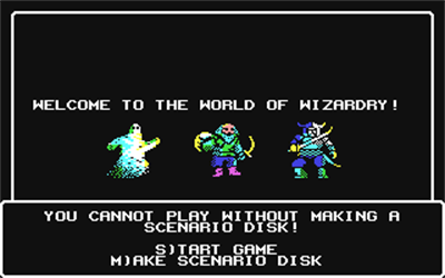 Wizardry: Proving Grounds of the Mad Overlord - Screenshot - Game Select