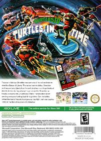 Teenage Mutant Ninja Turtles: Turtles in Time Re-Shelled - Fanart - Box - Back Image