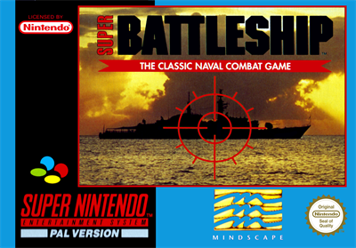Super Battleship: The Claasic Naval Combat Game - Box - Front