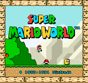 Super Mario World - Screenshot - Game Title Image