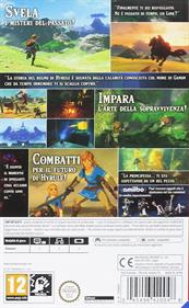 The Legend of Zelda: Breath of the Wild - Box - Back Image