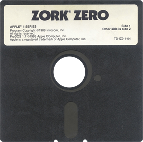 Zork Zero - Disc Image