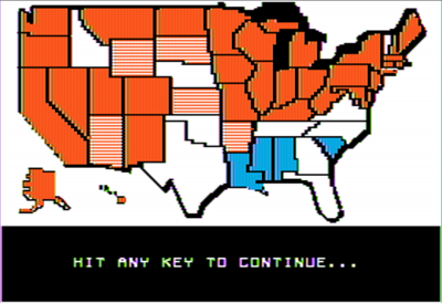 President Elect 1988 Edition - Screenshot - Gameplay Image