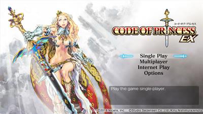 Code of Princess EX - Screenshot - Game Select Image