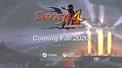 Disgaea 4 Complete+ - Advertisement Flyer - Front Image