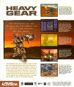 Heavy Gear - Box - Back Image