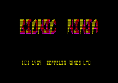 Bionic Ninja - Screenshot - Game Title Image