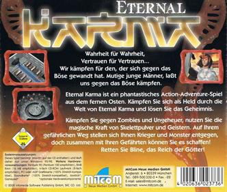 Karma: Ira Imortal - Box - Back Image