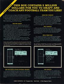Computer Quarterback - Box - Back Image