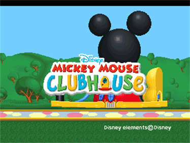 Disney Mickey Mouse: Clubhouse - Screenshot - Game Title Image