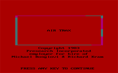 Air Trax - Screenshot - Game Title Image
