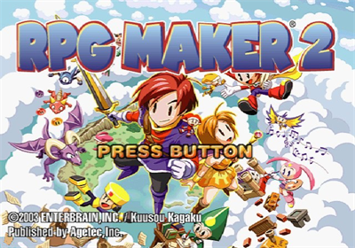 RPG Maker II - Screenshot - Game Title Image