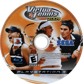 Virtua Tennis 2009 - Disc Image