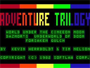 Adventure Trilogy - Screenshot - Game Title Image