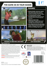 Tiger Woods PGA Tour 07 - Box - Back Image