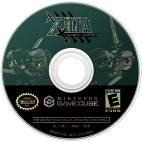 The Legend of Zelda: Four Swords Adventures - Disc Image