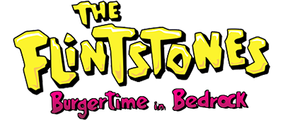 The Flintstones: BurgerTime in Bedrock - Clear Logo Image