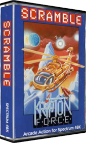 Scramble (Krypton Force) - Box - 3D Image