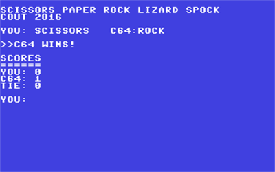 Scissors Paper Rock Lizard Spock - Screenshot - Gameplay Image