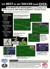 FIFA Soccer 96 - Box - Back Image
