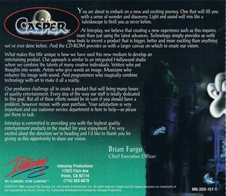 Casper - Box - Back Image