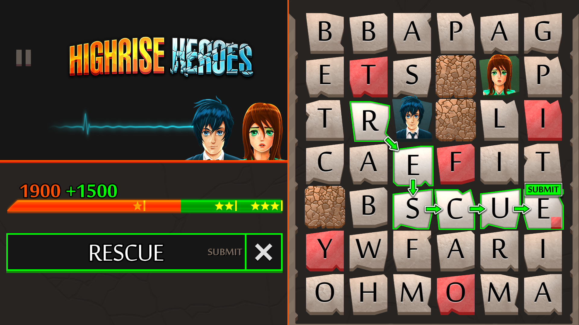 Highrise Heroes: Word Challenge