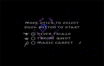 Master of the Lamps - Screenshot - Game Select Image