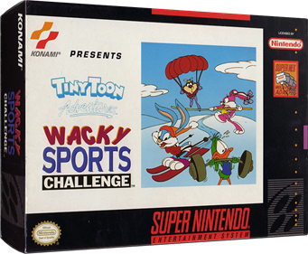 Tiny Toon Adventures: Wacky Sports Challenge - Box - 3D Image