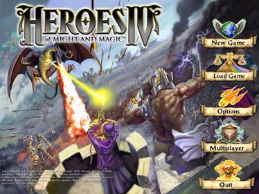 Heroes of Might and Magic IV - Screenshot - Game Title Image