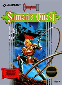 Castlevania II: Simon's Quest - Box - Front - Reconstructed
