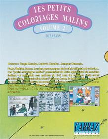 Les Petit Coloriages Malins: Volume 2 - Box - Back Image