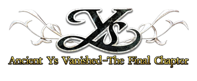 Ys II: Ancient Ys Vanished: The Final Chapter - Clear Logo Image