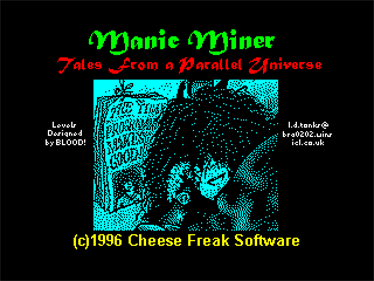 Manic Miner 3: Tales from a Parallel Universe - Screenshot - Game Title Image